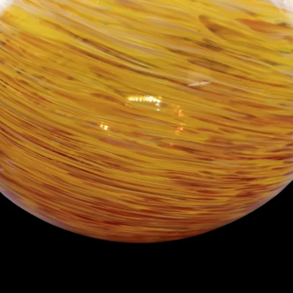 Beautiful Hand-blown Murano Style Art Glass Vase 10" x 8" - Picture 3 of 5